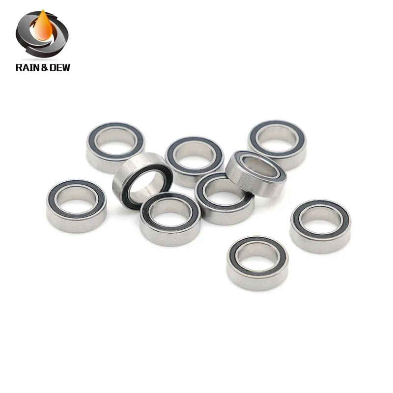 Stainless Steel Bearings 10pcs ABEC-7 SMR74-2RS SMR74 2RS 4x7x2.5 mm Stainless Steel bearing fishing reel bearings 4*7*2.5