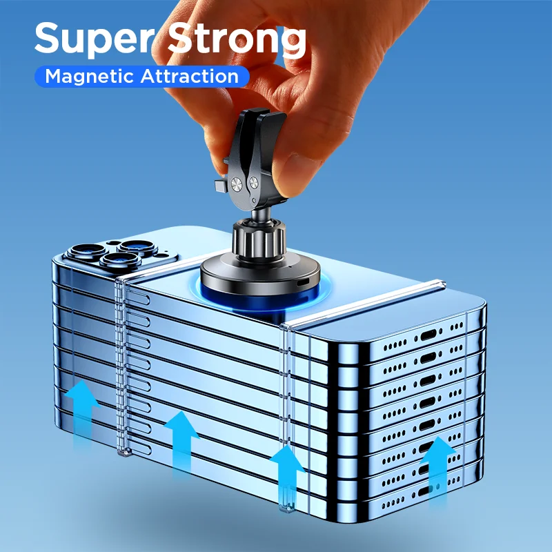 Joyroom Magnetic Car Holder Wireless Charger Portable Phone Holder in Car Wireless Charger for iPhone Samsung Huawei Xiaomi