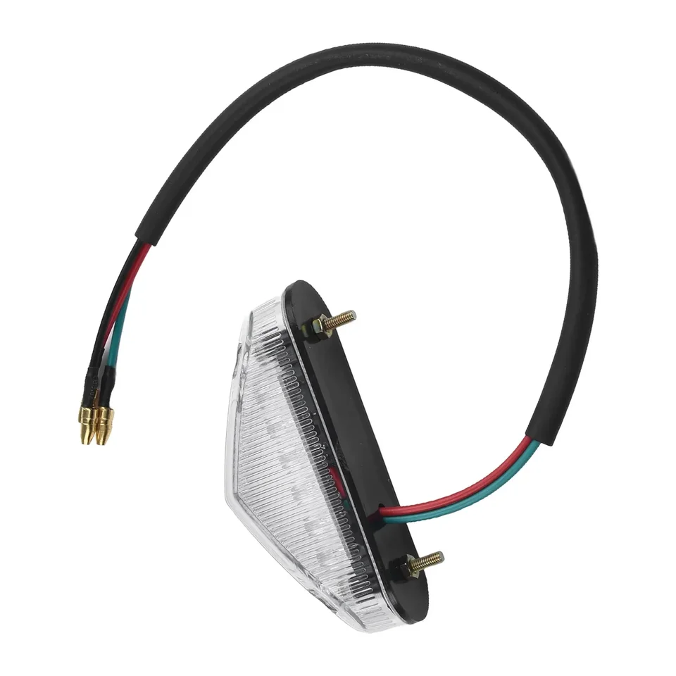 Fanale Posteriore LED Universale Per Bici - Modern Line 1, 63x37x35mm, Rosso/Nero Con Batterie - Foto 3