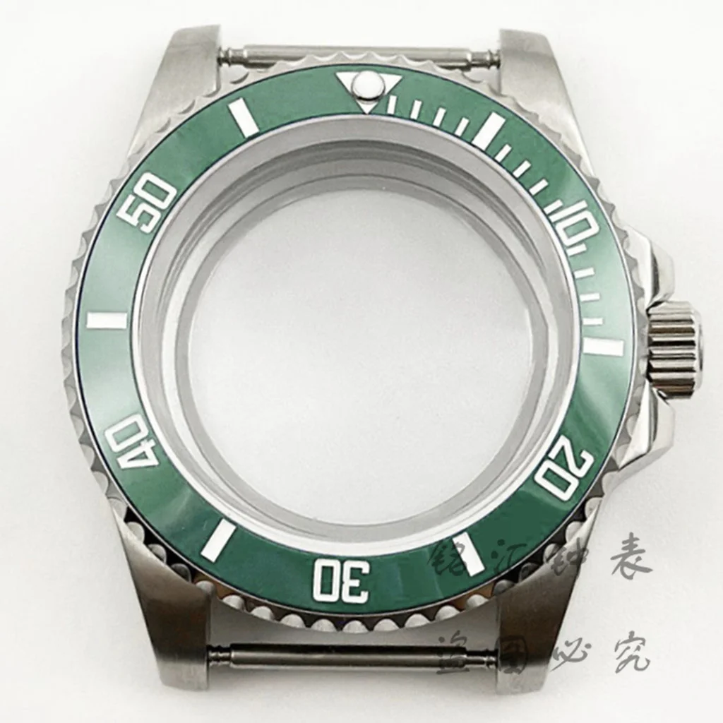 Deep Blue Bezel 40MM Diver Watch Case with Waterproof Sapphire Crystal