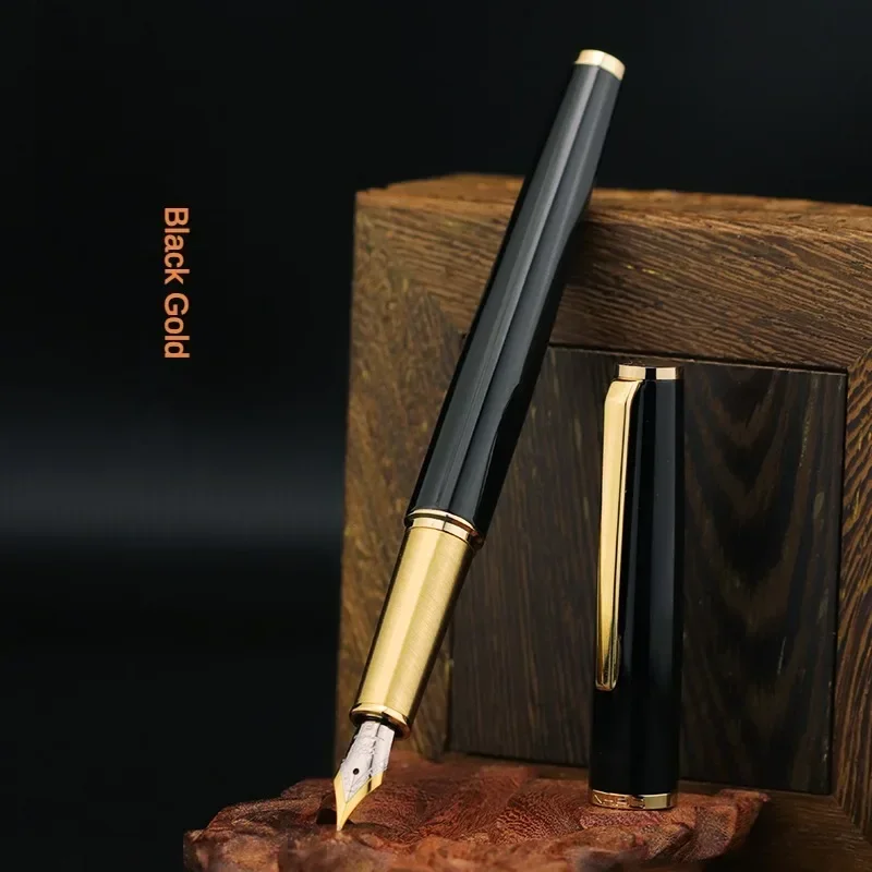 Jinhao 95 Fountain Pen Luxury Retro Design Elegant Material Clip M/F/EF Fine Nib Writing Pens Stationery Office Supplies PK 9019 5