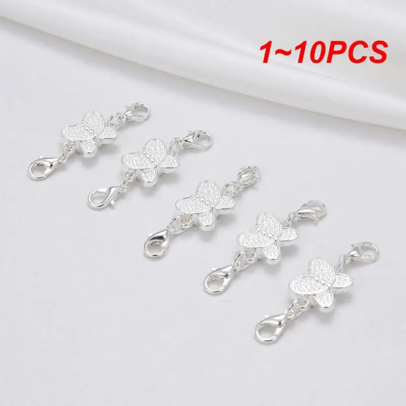 

1~10PCS 40*11mm Butterfly Magnetic Bracelet Clasp Jewelry Findings Lobster Clasps Hooks For Necklace Bracelet Chain Accessories