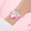 New Children's Love Unicorn Saturn Rainbow Meteor Student Silicone Cartoon Watch 3