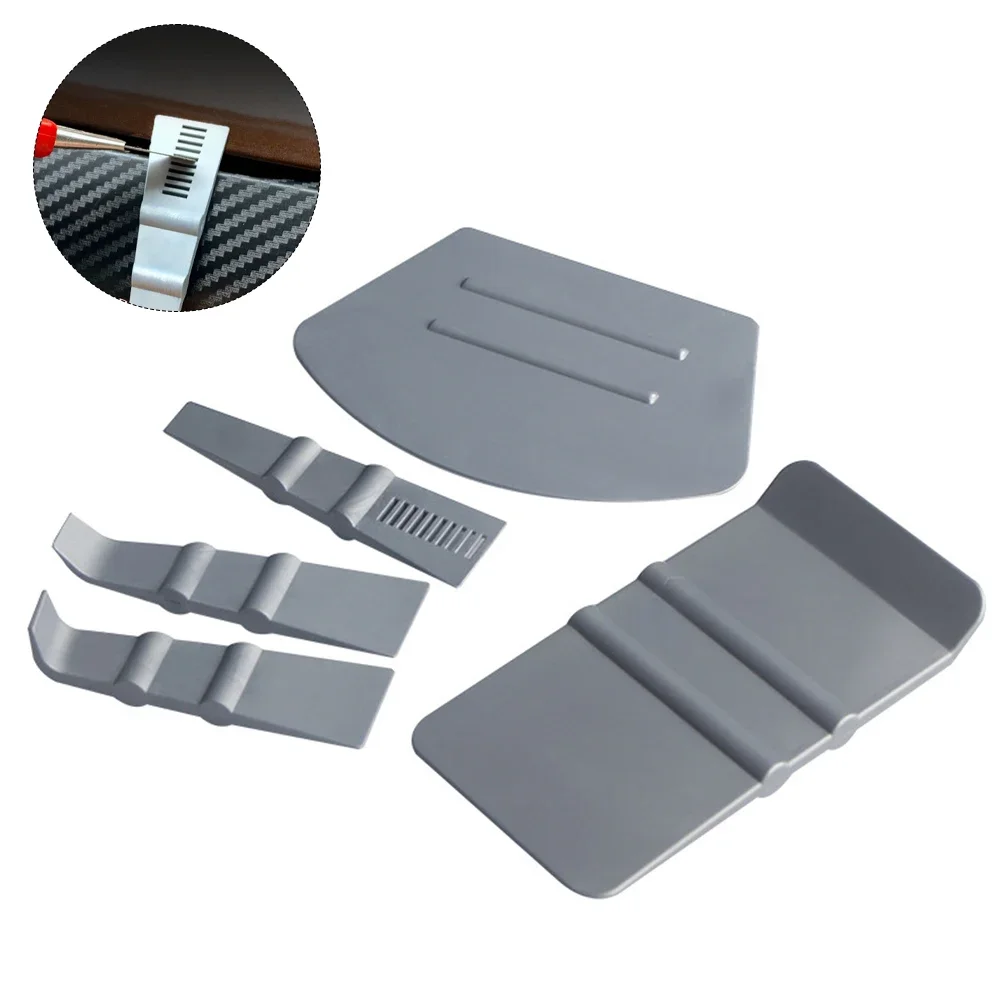 Micro Squeegee Car Vinyl Wrap Tool Kit Different Angled Edge for Car Body Wrapping Window Tint Decal Film Installation Tools