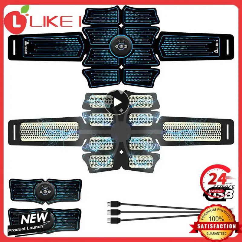 

Abdominal Belt Electrostimulation ABS Muscle Stimulator Hip Muscular Trainer Toner Home Gym Women Men