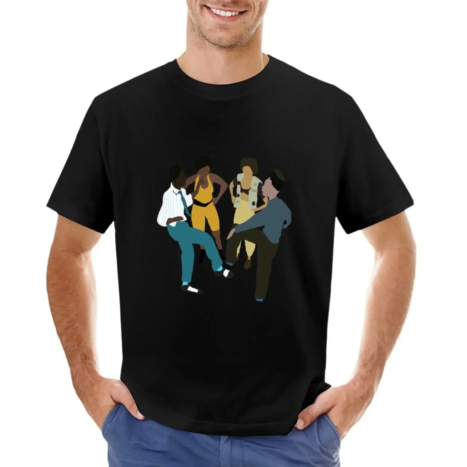 

House Party T-ShirtHouse party 1980s T-shirt Short sleeve tee oversizeds heavyweights mens clothes