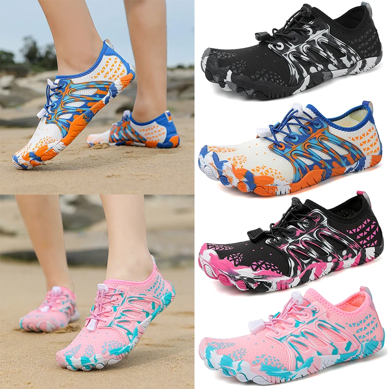 36-46# Unisex Outdoor Aqua Shoes Couples Vacation Seaside Barefoot Swim Shoes Beach Volleyball Indoor Fitness Yoga