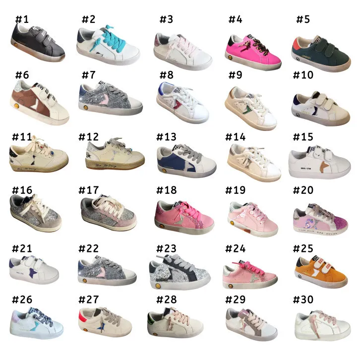 

2024 New Spring Autumn Mesh Breathable Kids Girl Sneakers Soft Sole Sequins Upper Designers Baby Casual Shoes Many Style Choose