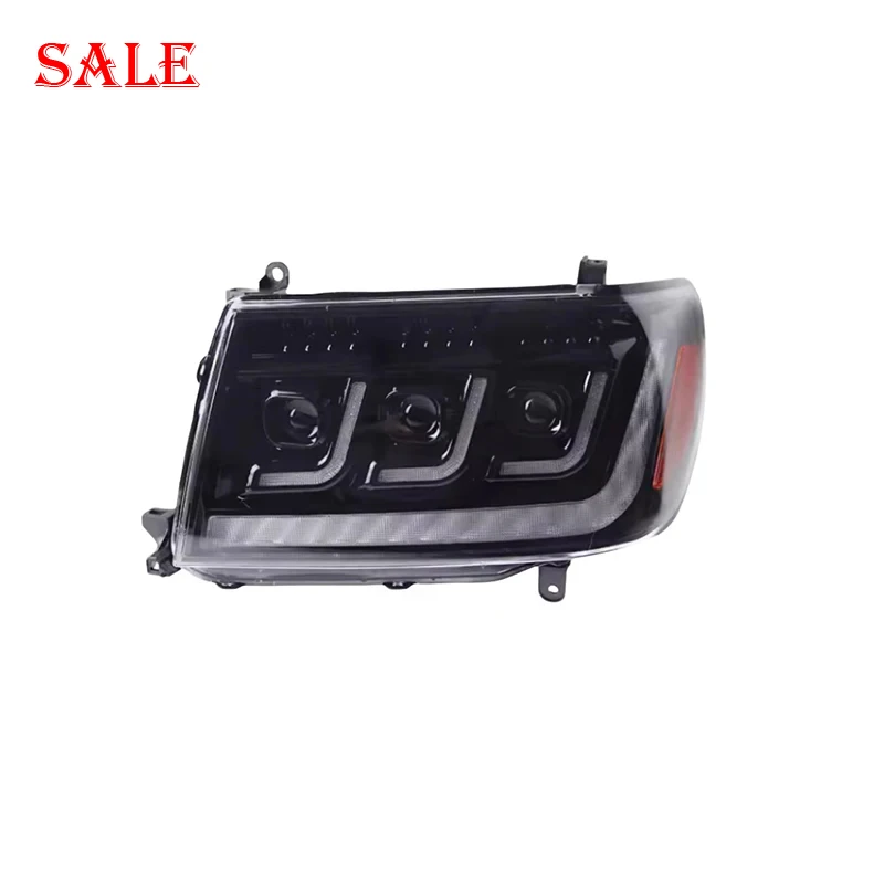 

Fit for Toyota Land Cruiser LC100 2002-2007 Modified LED Lens Daytime Running Light Turn Signal Car Headlight Assembly