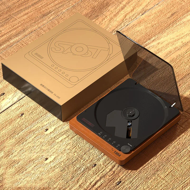 HIFI 발열 등급 레트로 오디오 플레이어, 가정용 전문 CD 플레이어, 고품질 앨범 레코드 플레이어, USB HD 무손실 CD 플레이어, 신제품