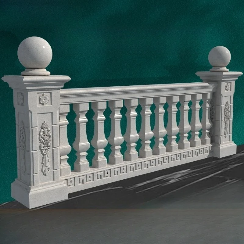 Square Roman Column Mold New Design Special Price Chinese Railing Balcony Guardrail Villa Courtyard Full Set Cement Products