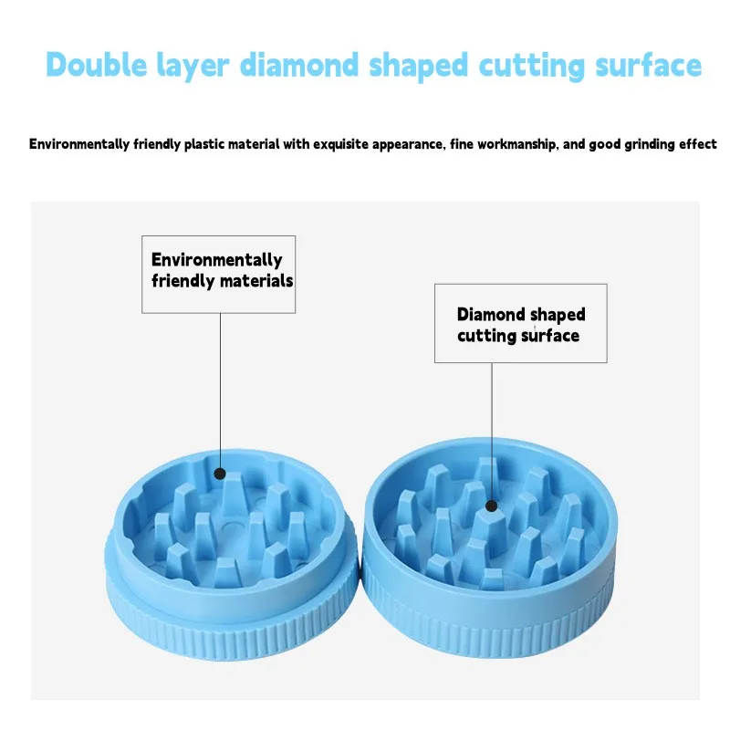 JUSES' S 24Pcs/Lot Grass Smoke Grinders for Smoking Pipe Accessories Degradable Environmental Protection Herbal Tobacco Crusher 3