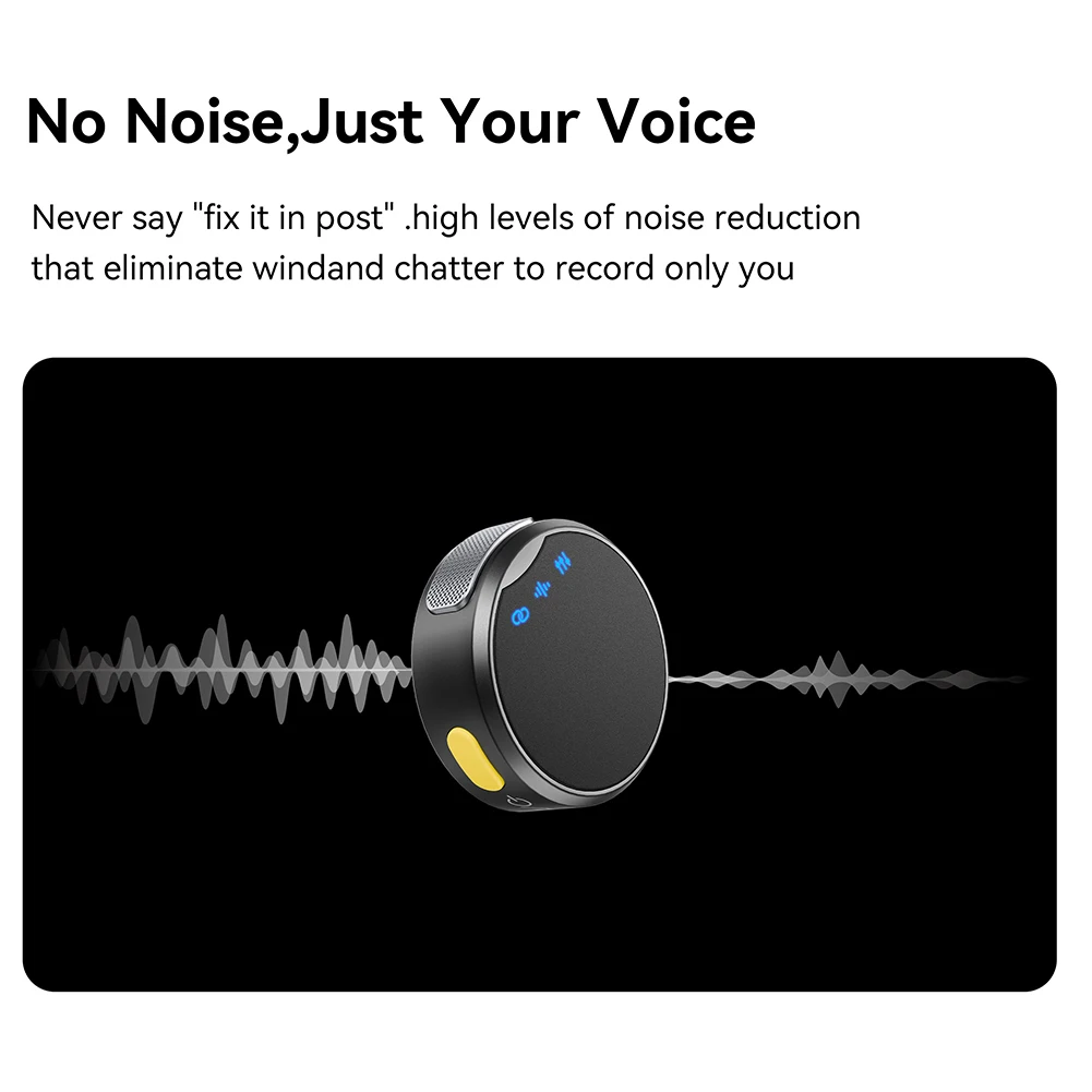 M9 Lavalier Wireless Microphone w/Charging Box Magnetic Mini Mic Noise Reduction Video Recording Lavalier Mic For Xiaomi/iPhone