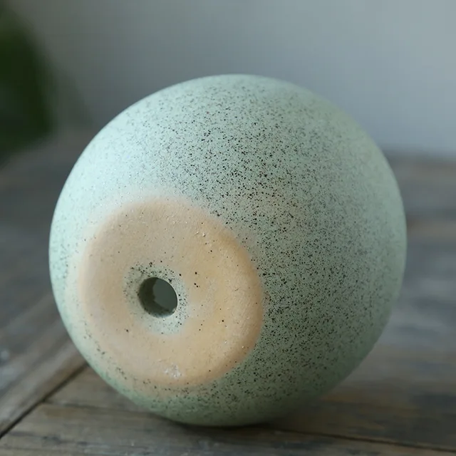 Sárkány Tojás Alakú Zamatos Növény Hüvelykujj Kis Virágpot Egyszerű Iroda Dekoráció Kerámia Otthoni Díszek - Image 3