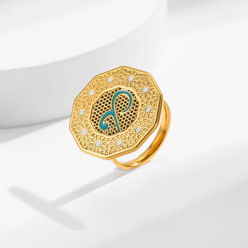 PRISCA | Neue Geometrische Halskette Edelstahl Frauen Trendy Überzogene Gold Schmuck Party Arabischen Heißer Verkauf Großhandel – Detail 16