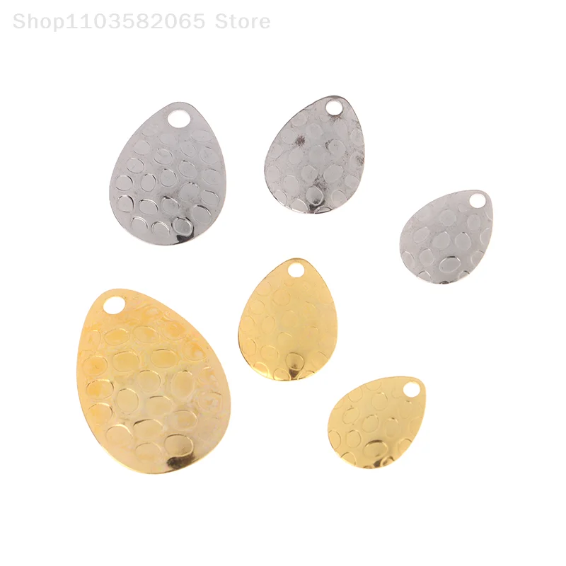 20Pcs Metall Angeln Spinner Klingen Waterdrops Form Löffel Plaice Für Locken Harten Köder Künstliche Köder Tackle Zubehör – Detail 11
