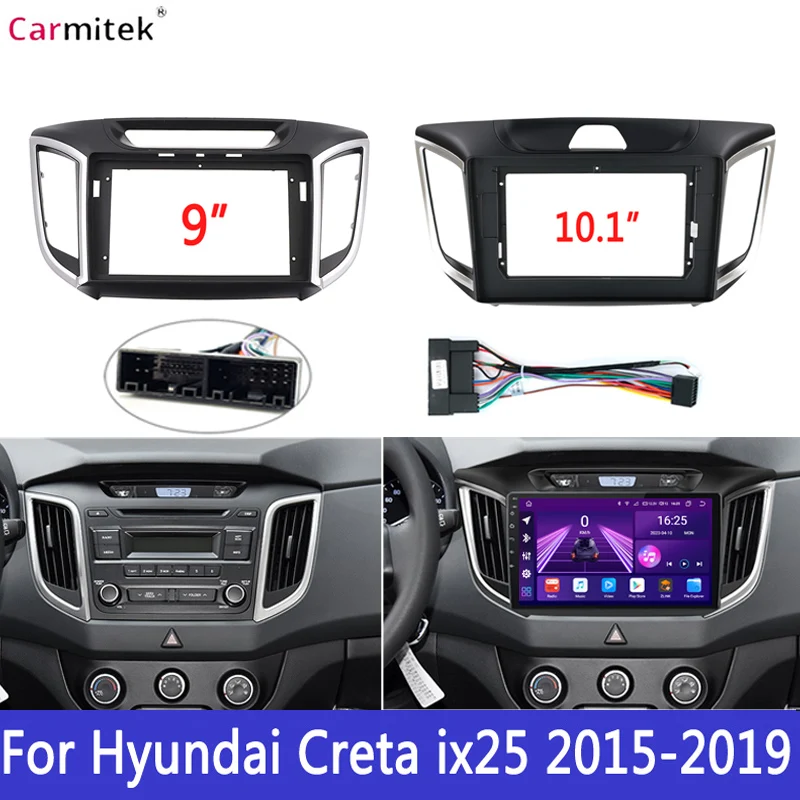 Carmitek AI Voice 2 din Android Auto Radio for Hyundai Creta ix25 2015-2019  Carplay 4G Car Multimedia GPS autoradio - AliExpress