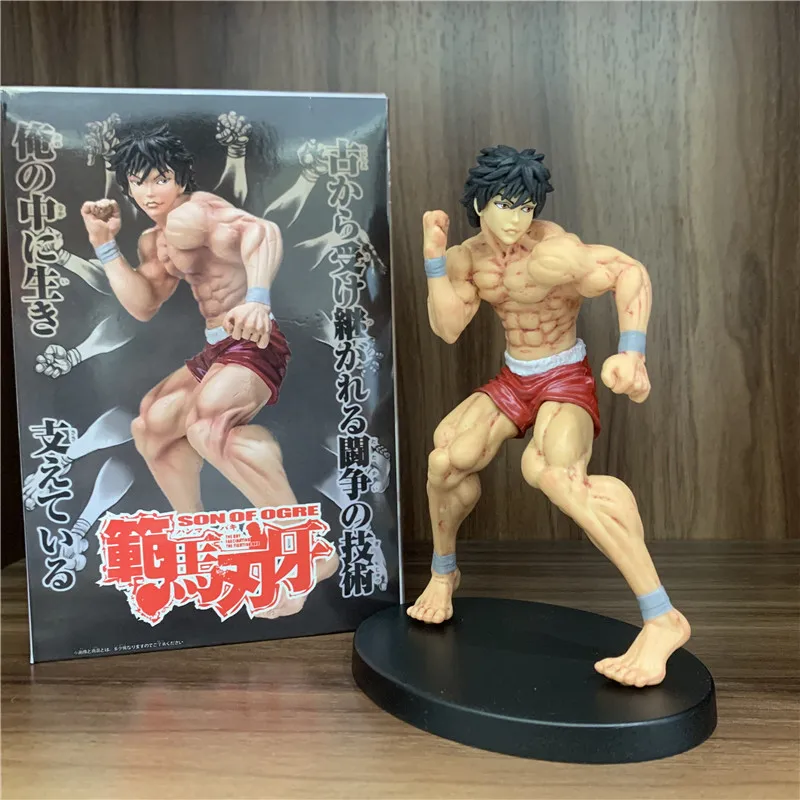 22cm anime baki figura hanma yujiro figuras hanma baki figura de ação filho  do ogre nova