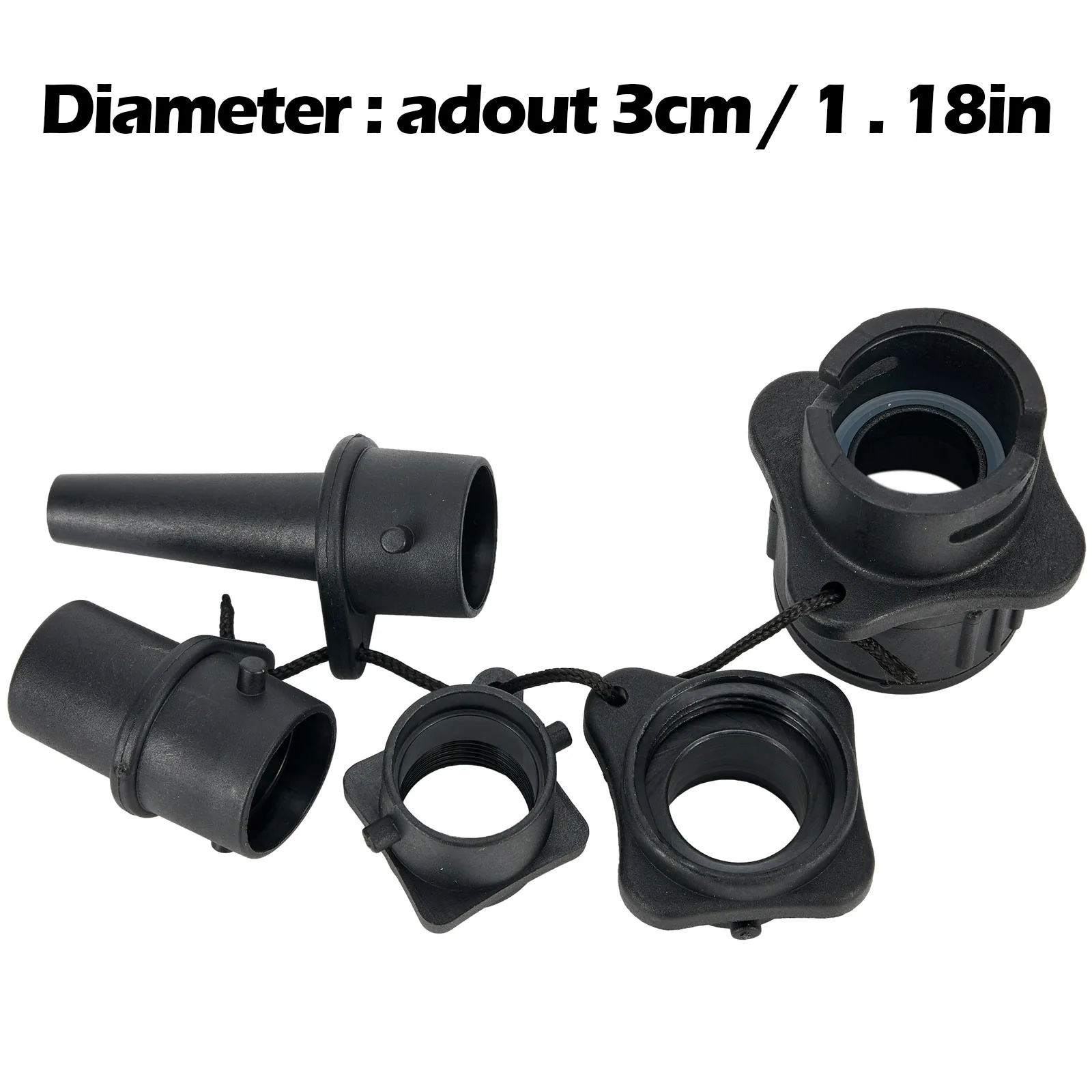 

Durable Nozzles Part Air Valve For Canoeing Hose Connector Inflatable Boat Lightweight Multi-function Portable