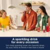 Terra Sparkling Water Maker Bundle (Black), with CO2, DWS Bottles, and Bubly Drops Flavors 4