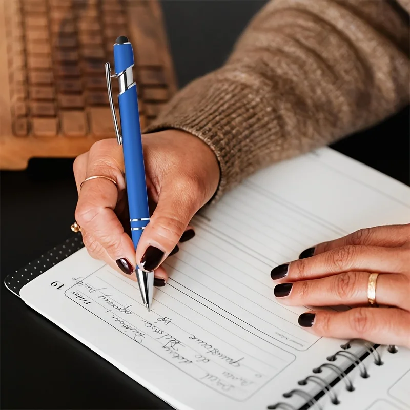 10Pcs 금속 볼펜 새겨진 계란 토끼와 인사말 부드러운 쓰기 연구 작업 및 휴일 선물 제공에 이상적