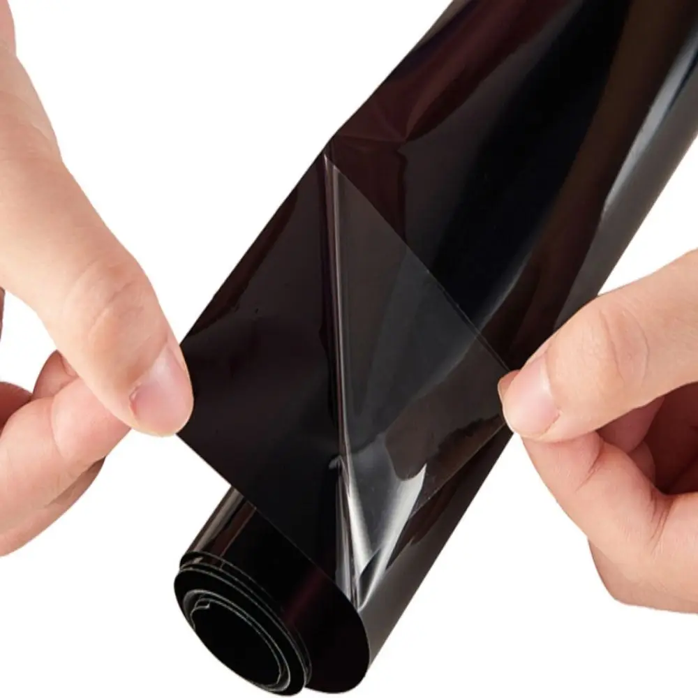 50 x 3 m schwarze Autofenster-Tönungsfolie, Glasaufkleber, Sonnenschutz, Fenstertönung, Solar-UV-Schutzfolien, Aufkleberfolien für die Windschutzscheibe – Detail 7