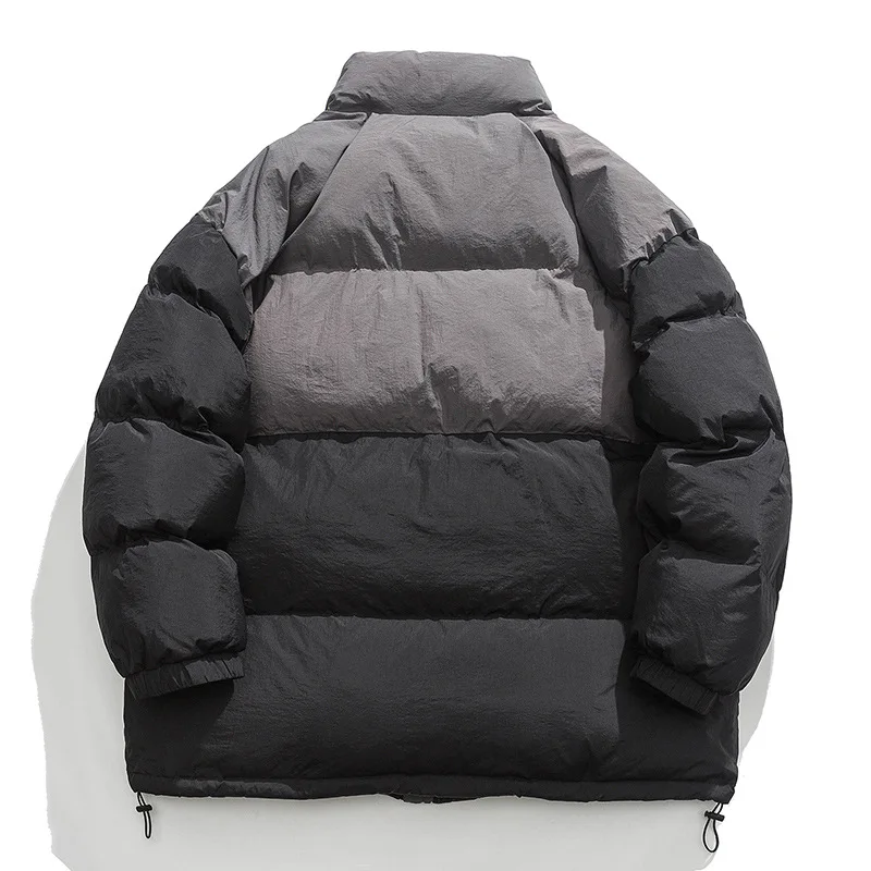 Winter Fashion Color Matching Men's Long-sleeved Down Cotton Padded Jacket
