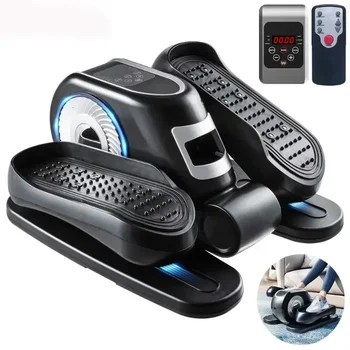 Under Desk Elliptical Machine, Ellipse Leg Exerciser w/Remote Control & 12 Adjustable Speeds, Quiet Elliptical Training 1