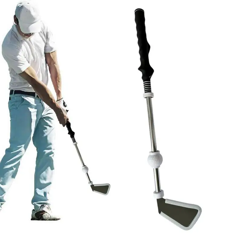 

Swing Trainer Swing Training Aids Alignment Rods For Golf Practice Swing Training Aids Sturdy Golf Grip Training Aid Portable