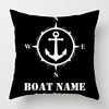 Nordic Black Nautical Series Pillowcase 60*60 Home Decoration Sofa Decoration Cushion Cover 45*45 Customizable 6