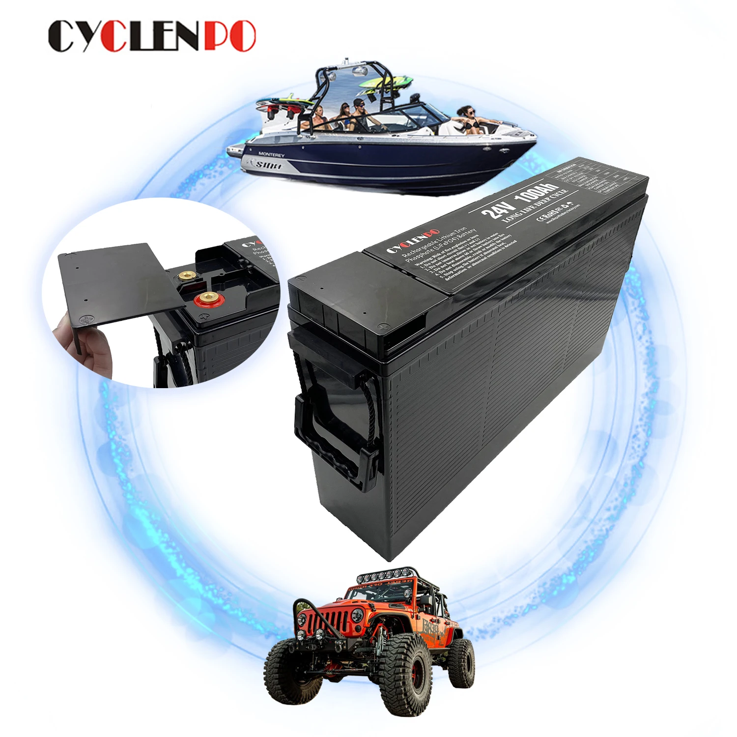 

High Quality Lifepo4 24v 100ah Lithium Ion Batteries 24v 100ah For Boat/off Road/vehicle/solar Energy System