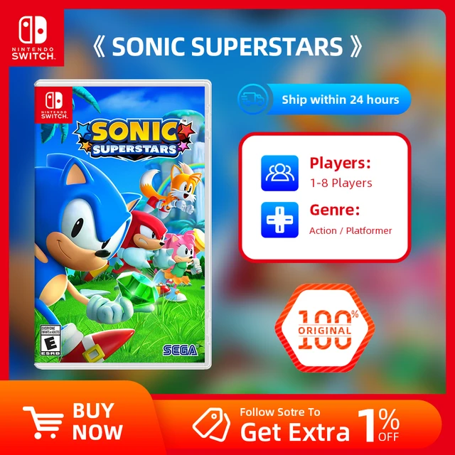 SONIC SUPERSTARS - Nintendo Switch Games Physical Cartridge for Nintendo  Switch OLED Lite Game Console - AliExpress