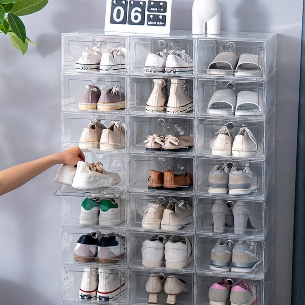 

Shoe Boxes Transparent Storage Bins For Shelves Storage Boxes Drawer Type Storage Bins For Shelves Container Storage Bins For