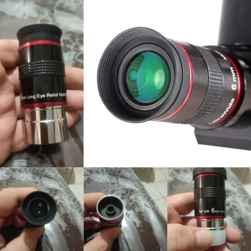 Ultra Wide Angle 68 Degree Eyepiece Uw6mm 9mm 15mm 20mm Planetary High-power Astronomical Telescope Accessories 4
