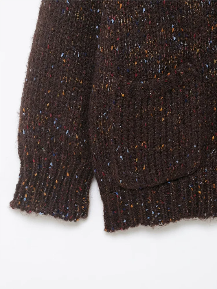 2025 New Women Fashion Knitted Cardigans Long Sleeve Button V-Neck Sweater Cardigan Autumn Winter New Style Outerwear