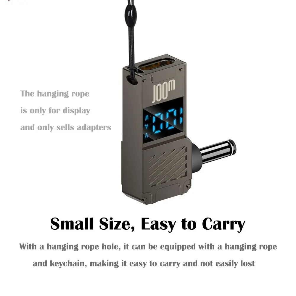 Universal Intelligent PD 100W Fast Charging USB-C to DC Converter with Digital Display
