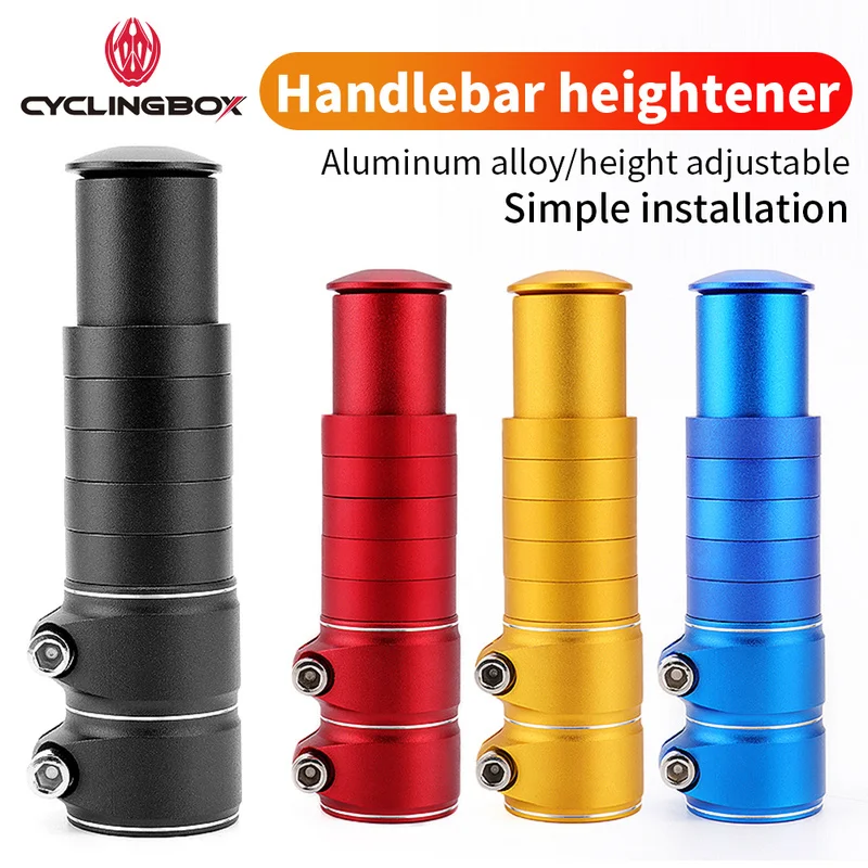 

Bicycle Head Raiser Aluminum Alloy Mountain Bike MTB Universal Front Fork Handle Rise Extension Adapter Bicycle Accessories