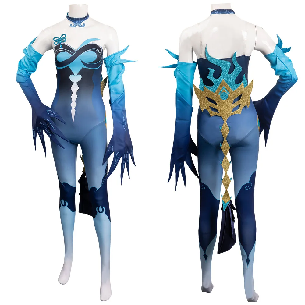 

Genshin Impact yaksha Bonanus Cosplay Costume For Girl Anime Female Cosplays Jumpsuit Outfits Halloween Carnival Party Suit