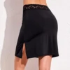 Womens Underskirt Soft Half Slips Dress Summer Ladies Underwear Thin High Waist Elastic Anti-Penetrating Underskirt Lining 2