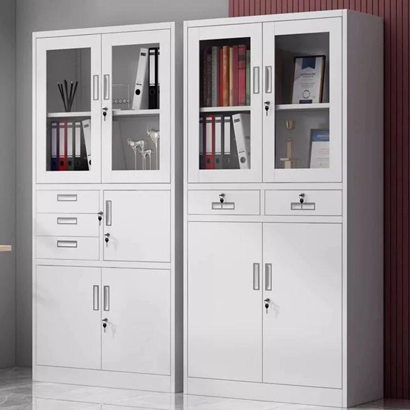 Metal Filing White Cabinet Living Room Modern Garage Desk Cabinet Medicine Office Storage Archivador Kast Furniture Home