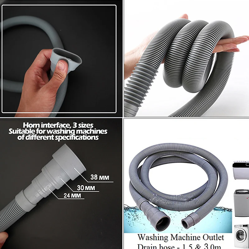 Washing Machine Outlet Drain Hose Pipe Dishwasher Waste