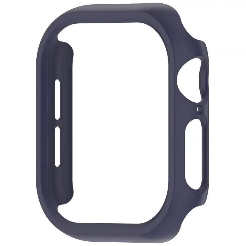 Sleek Hollow Protective Bumper for Apple Watch Cases with PC Screen Protector