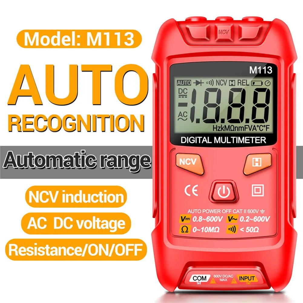 

Высокоточный интеллектуальный цифровой мультиметр M113 1999, Электрический тестер с автоматическим распознаванием