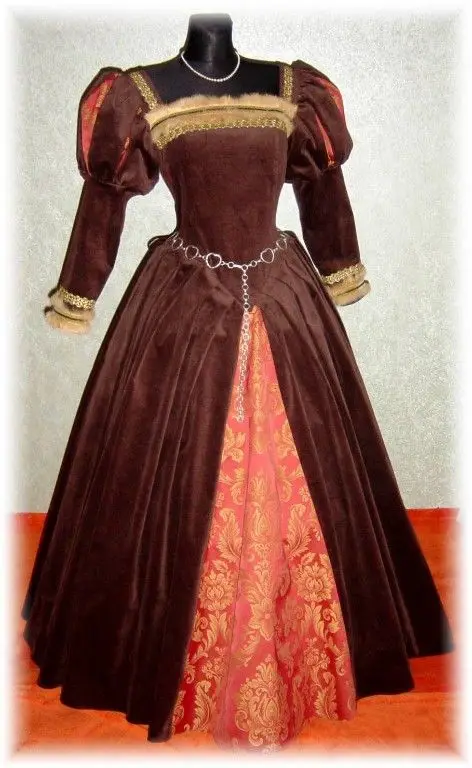 Victorian Queen Elizabeth Tudor Periodo Tudor Dress Costume Anne Boleyn Style Abito Medievale Da Altre Balloyn Girl Ball Gown