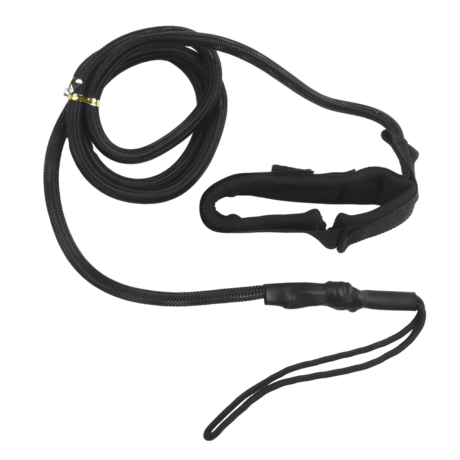 

Practical Rope Surfboard Leash Leash Black Surfboard Paddle Leash TPU Useful 153cm~240cm Convenient Functional