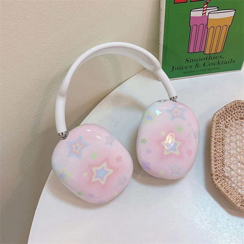 Custodia Per Auricolari A Fiore Con Stelle Carine Coreane Per Apple Airpods Max Cover Custodia Protettiva Antigraffio Per Auricolari Per Airpod Max Fu