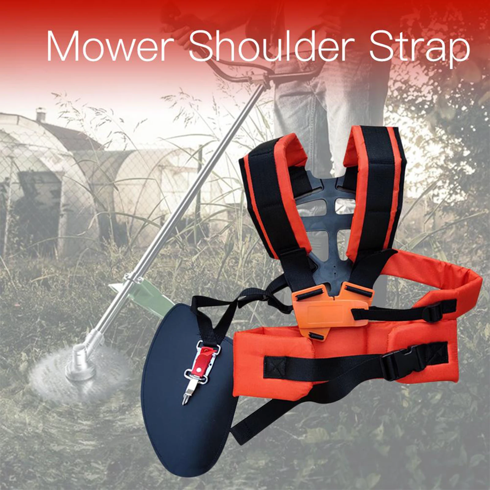 Garden Mower Shoulder Strap Comfort Harness Double Shoulder Strap Trimmers Brushcutters Grass Trimmer Strimmer Harness brush cutter accessories,mower accessories