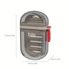 Portable Soap Box Travel Leakproof with Drain Holder Suitable for Bathroom Kitchen Camping Gym Simple Soap Storage Box 2