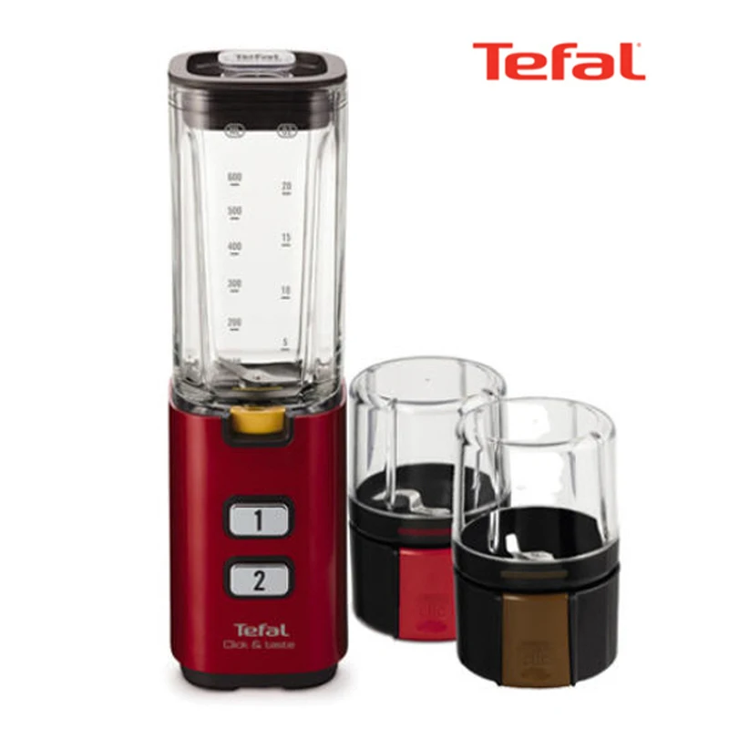 TeFal] Tefal Click and Teasty Mini Glass Blender Red BL142GKR