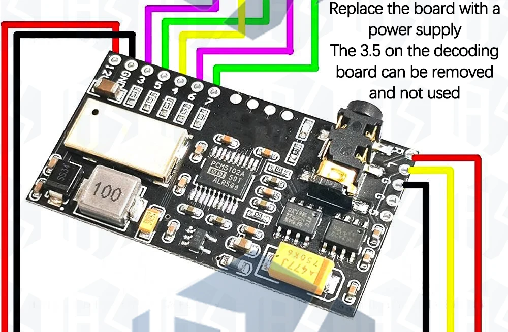 I2S PCM5102A DAC Decoder GY-PCM5102 I2S Player Modul für Raspberry Pi PHAT Format Board Digitales PCM5102 Audio-Board – Detail 10